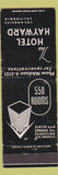 Matchbook Cover - Hotel Hayward Los Angeles CA