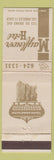 Matchbook Cover - Mayflower Hotel Los Angeles CA