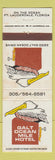 Matchbook Cover - Galt Ocean Mile Hotel Fort Lauderdale FL WEAR