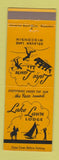 Matchbook Cover - Lake Lawn Lodge Delavan Lake WI