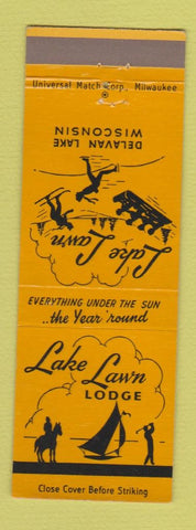 Matchbook Cover - Lake Lawn Lodge Delavan Lake WI