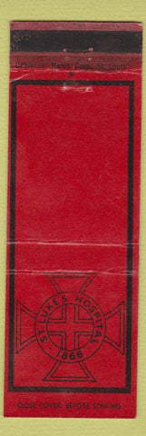 Matchbook Cover - St Luke's Hospital St Louis MO WEAR