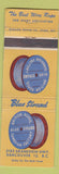Matchbook Cover - British Blue Strand Wire Rope Vancouver BC