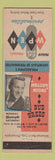 Matchbook Cover - WPEN Radio Philadelphia PA Melody Midas