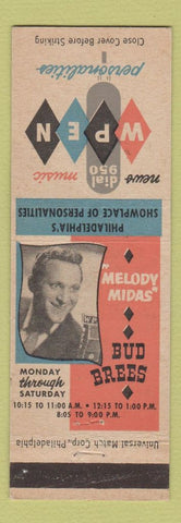 Matchbook Cover - WPEN Radio Philadelphia PA Melody Midas