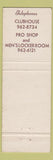 Matchbook Cover - Battle Creek Country Club MI