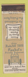 Matchbook Cover - Faubel's Restaurant Chicago IL WEAR