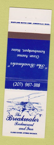 Matchbook Cover - Breakwater Restaurant Kennebunkport ME