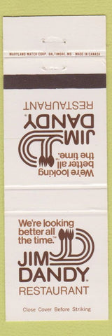 Matchbook Cover - Jim Dandy Restaurant