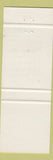 Matchbook Cover - Manor Hotel Wingham ON YELLOW