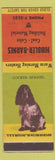 Matchbook Cover - Hibbler Barnes Coal Chattanooga TN Cocker Spaniel