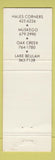 Matchbook Cover - Clifford's Supper Clubs Hales Corners Oak Creek Muskego WI