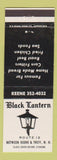 Matchbook Cover - Black Langern Keene Troy NH