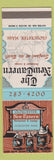 Matchbook Cover - New Tavern Restaurant Gloucester MA