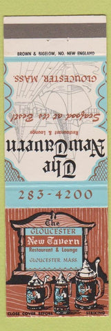 Matchbook Cover - New Tavern Restaurant Gloucester MA