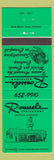 Matchbook Cover - Roussel's Restaurant LA Place LA