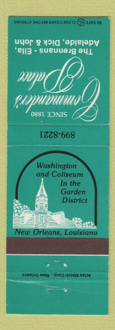 Matchbook Cover - Commander's Palace New Orleans LA