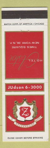 Matchbook Cover - Hotel Astor New York City