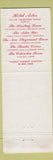 Matchbook Cover - Hotel Astor New York City