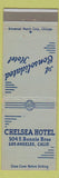 Matchbook Cover - Chelsea Hotel Los Angeles CA