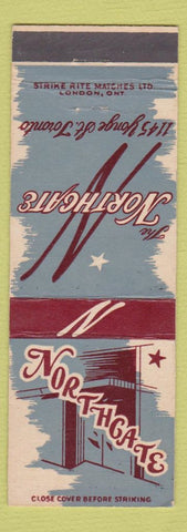 Matchbook Cover - Northgate Toronto ON