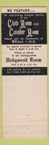 Matchbook Cover - Northgate Toronto ON