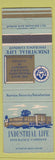 Matchbook Cover - Industrial Life Insurance Canada