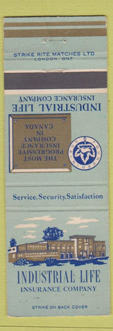 Matchbook Cover - Industrial Life Insurance Canada