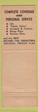 Matchbook Cover - Industrial Life Insurance Canada