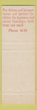 Matchbook Cover - Wi Ne MA Hotel Klamath Falls OR