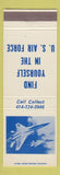 Matchbook Cover - US Air Force Recruiting