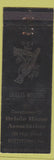 Matchbook Cover - Fraternal Order of Orioles Nest Pottstown PA WEAR