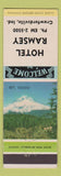 Matchbook Cover - Hotel Ramsey Crawfordsville IN