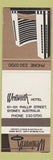 Matchbook Cover - Wentworth Hotel Sydney Australia