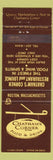 Matchbook Cover - Chatham's Corner Restaurant Boston MA