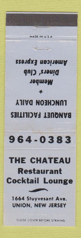 Matchbook Cover - Chateau Restaurant Union NJ WEAR