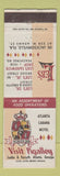 Matchbook Cover - Leb's Pigalley Jacksonville FL Atlanta GA