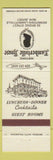 Matchbook Cover - Lambertville House NJ
