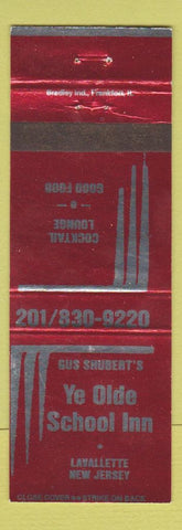 Matchbook Cover - Ye Olde School Inn Lavallette NJ