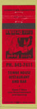 Matchbook Cover - Towne House Restaurant Bar Ludington MI