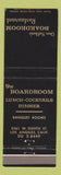 Matchbook Cover - Boardroom Restaurant Los Angeles CA