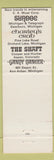 Matchbook Cover - Sundoc Dearborn MI