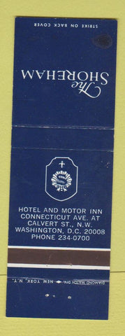 Matchbook Cover - Shoreham Washington DC Hotel WEAR