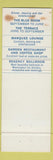Matchbook Cover - Shoreham Washington DC Hotel WEAR