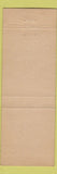 Matchbook Cover - Skinner Hotel Hole in Wall Bar Thermopolis WY WEAR