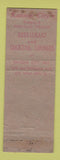 Matchbook Cover - Town Royale Plaza Royale Kansas City MO WEAR