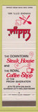 Matchbook Cover - Eddys' Kansas City MO restaurant