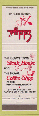 Matchbook Cover - Eddys' Kansas City MO restaurant