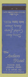 Matchbook Cover - Antlers Hotel Lorain OH BLUE
