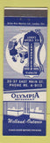Matchbook Cover - Olympia Restaurant Welland ON